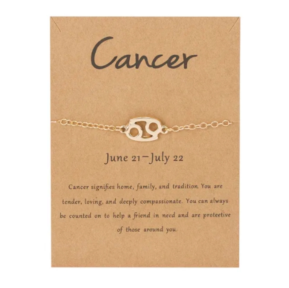 Cancer zodiac sign necklace NWT
